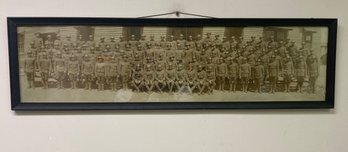 Antique U.S Infantry Panoramic Framed Photo 26th Division April 1919