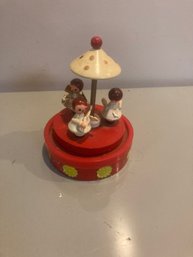 Mid Century Music Box , Plays Theme To Sound Of Music