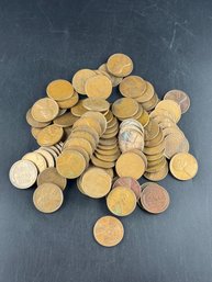 100 Miscellaneous Dated Wheat Pennies