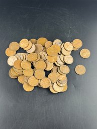 100 Miscellaneous Dated Wheat Pennies