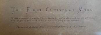 'The First Christmas Morn' By J. K. Thompson.