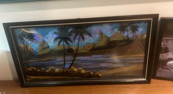 Tropical Art Behind Glass Rio