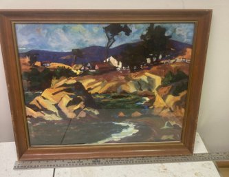 Vintage Abstract Landscape Print