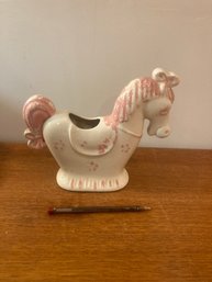 Vintage Ceramic Horse Planter