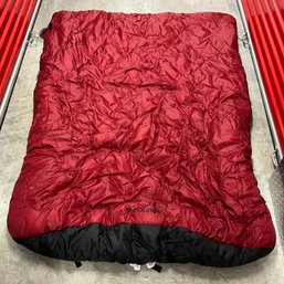 Columbia Yorkstone Red Thermal Double Sleeping Bag (80in X 60in) Ref: JPH