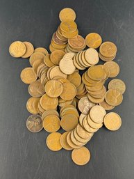 100 Miscellaneous Dated Wheat Pennies