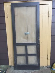 Antique Farmhouse Old Time Screen Door - 80' X 32'