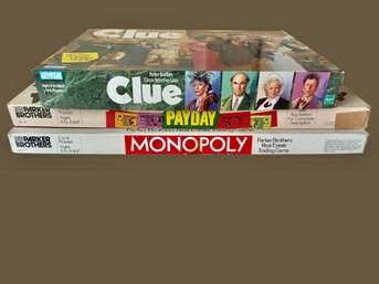 Game Night With Payday, Clue And Monopoly