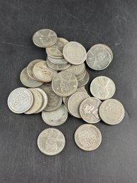 Lot Of 30 1943 Steel Pennies