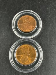 Lot Of 2 UNC Wheat Pennies 1950, 1950-S
