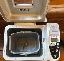 Used Electronic Bread Maker With Multiple Menu Selections.