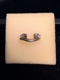 Diamond And Gold Wedding Ring Wrap
