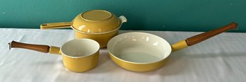 Descoware Mustard Enamelware Set Made In Belgium