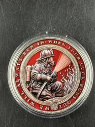 FireFighter Challenge Coin
