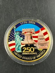 250 Years Of Liberty Challenge Coin