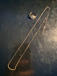 10K Necklace & Ring