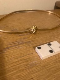 Vintage Womens Gold Tone Stretch Belt With Lion Head Buckle