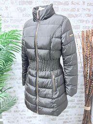 Laundry By Shelli Segal Woman's 3/4 Puffer Coat Size M