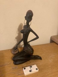 Vintage African Women Statue
