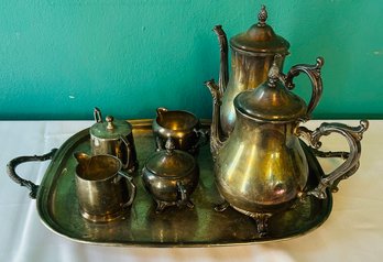 W.M. Rogers Silverplate Tea Service