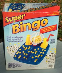 Vintage Super Bingo Lotto Mixer Set Party Game