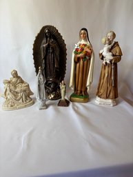 Religious Statue Lot