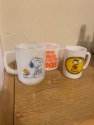 Three Vintage Mugs