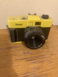 Vintage Arrow Film Camera / Yellow And Black
