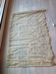 Custom Smith + Noble Sheer Gold Plissé Roman Shades - Pair Of 2