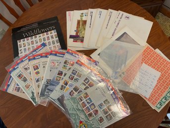 Mix Lot Of Stamps And Commemorative Packs And Book Excellent