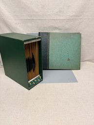 Vintage Swedish Zander Skivarkiv LP Record Organizer W/Vinyls & More