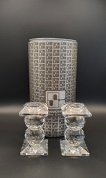 Vintage Swarovski Crystal Candleholders