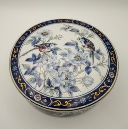 Blue Royal Otagiri Japan Porcelain Trinket Box
