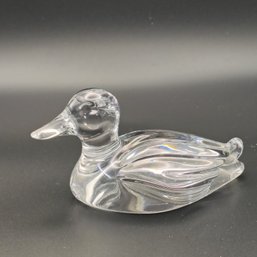 Princess House Lead Crystal Duck