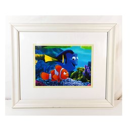 Disney Pixar Finding Nemo Framed Art Print Marlin Dory Coral Reef Kids Room Decor