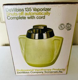 DeVilbiss 135 Vaporizer In Original Box