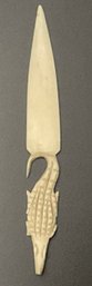 Vintage Crocodile Carved Letter Opener
