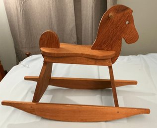 Solid Wood Rocking Horse