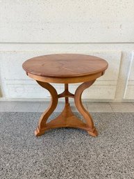Round Ethan Allen Accent Table