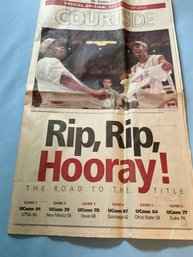 Hartford Courant Special Edition NCAA Champions March 31, 1999 Uconn