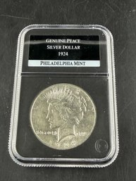 1924 Peace Silver Dollar 90% Silver