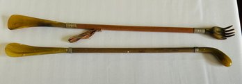 Pair Of Vintage Shoe Horns