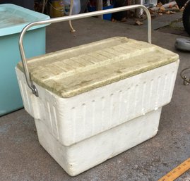 1970s Throwaway Early Styrofoam Cooler