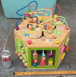 Everearth 7-in-1 Garden Activity Cube Montessori Learning Toy