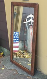 Large Old Oak Full Length Mirror