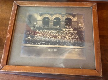 Large Framed Photograph Of NHHS 1931 Class Picture