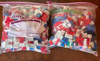 2 Bags Of Miscellaneous Legos As Shown