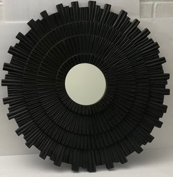 Crate & Barrel # 365-044 Grier Mirror Black Medium, Made In India