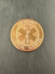 One AVDP Ounce .999 Fine Copper Round EMT
