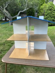 Vintage Creative Playthings Wooden Slot Together Dollhouse